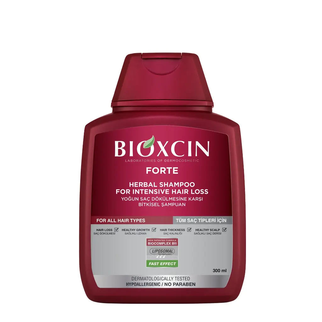 BIOXCIN SHAMPOOING ANTI CHUTE FORTE TOUS TYPES DE CHEVEUX 300ML
