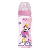 CHICCO BIB EN PLASTIQUE ROSE 120