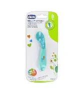 CHICCO CUILLERE EN SILICONE BLEU