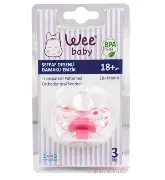WEE SUCETTE TRANSPARENTE DECORR
