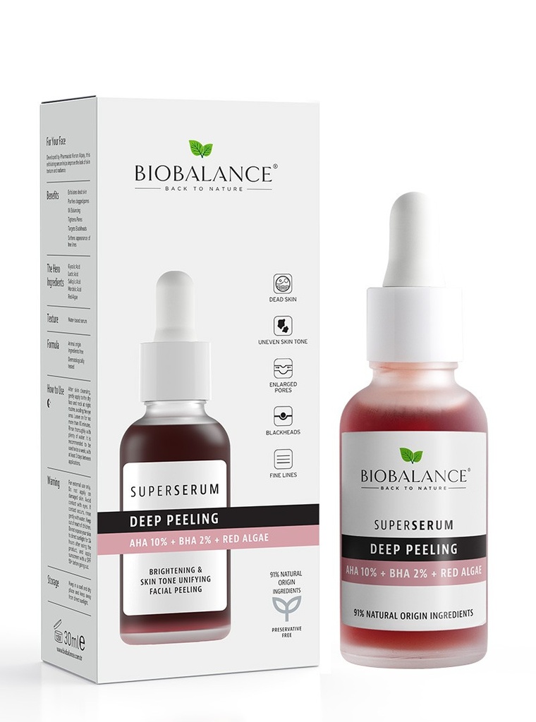 BIOBALANCE SUPER SERUM DEEP PEELING 30ML