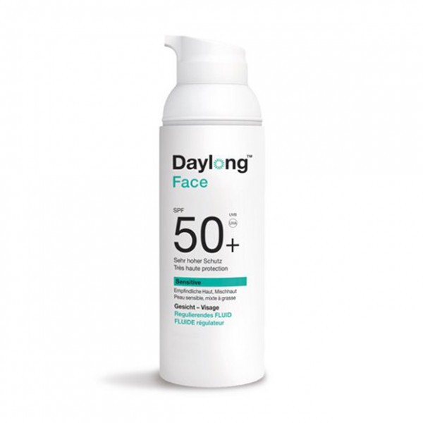 DAYLONG FACE SENSITIVE FLUIDE REGULATEUR SPF50+ 50ML