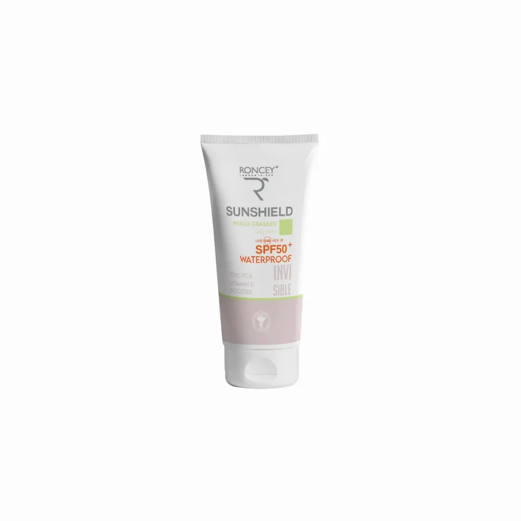 RONCEY SUNSHIELD POUR LES PEAUX GRASSES WATERPROOF SPF50+ INVISIBLE 50ML