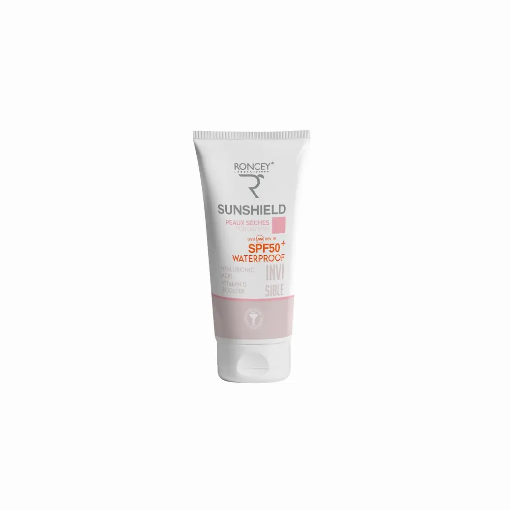 RONCEY SUNSHIELD POUR LES PEAUX SECHES WATEROOF INVISIBLE 50ML SPF5+ 