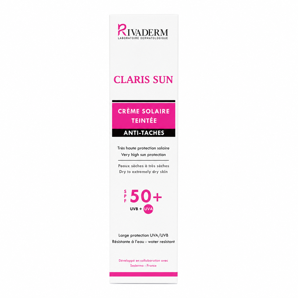 RIVADERM CLARIS SUN TEINTE SPF50+ 50ML