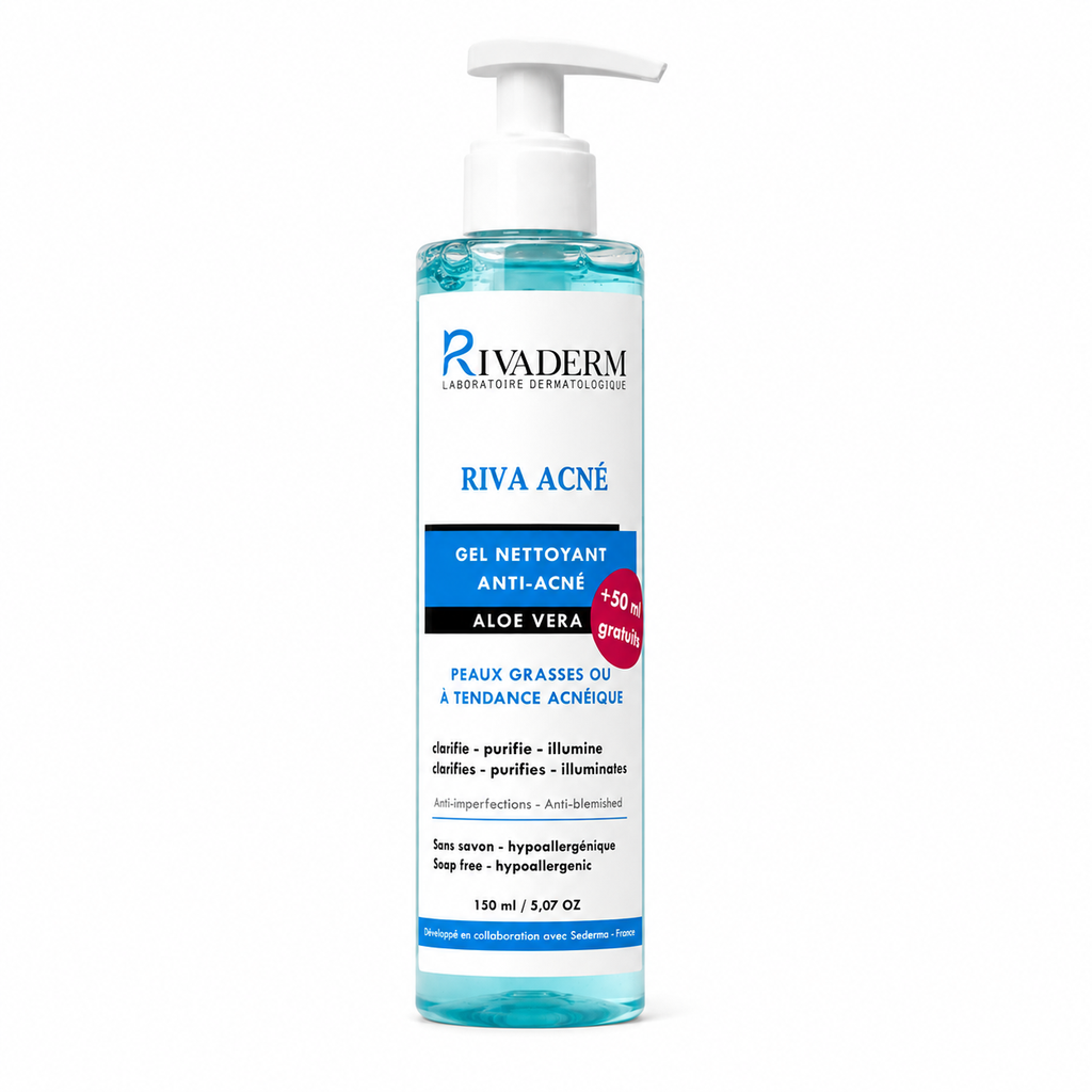 RIVADERM RIVA ACNE GEL NETTOYANT SANS SAVON 150ML