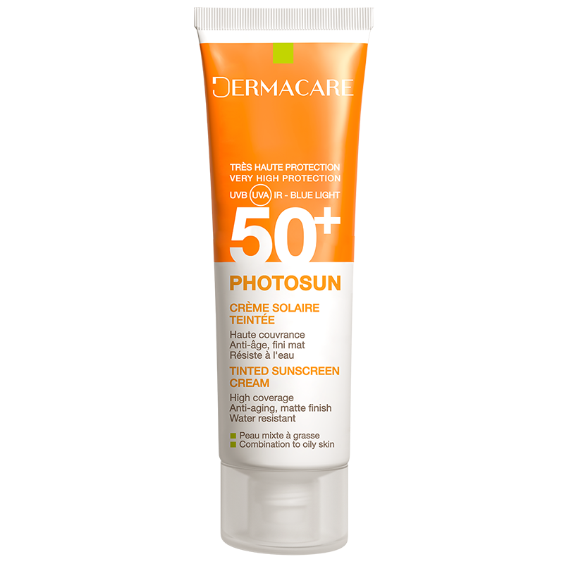 DERMACARE PHOTOSUN FLUIDE MATIFIANT TEINTE 1.5 SPF50+ 