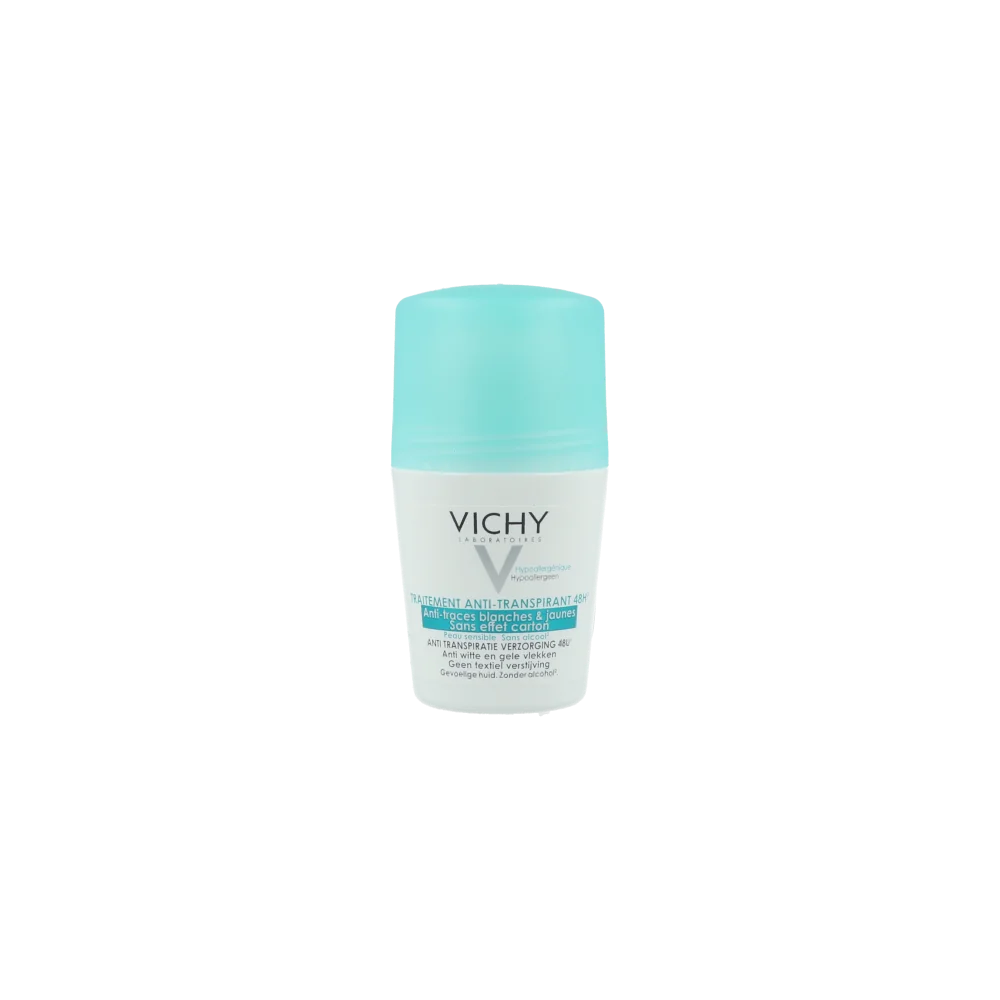 VICHY DÉODORANTS TRAITEMENT ANTI-TRANSPIRANT 48H - ANTI-TRACES - ROLL-ON