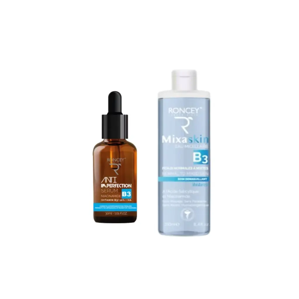 RONCEY COFFRET SERUM ANTI-IMPERFECTIONS B3 30ML+EAU MICELLAIRE PEAU MIXTE 250ML (OFFERT)