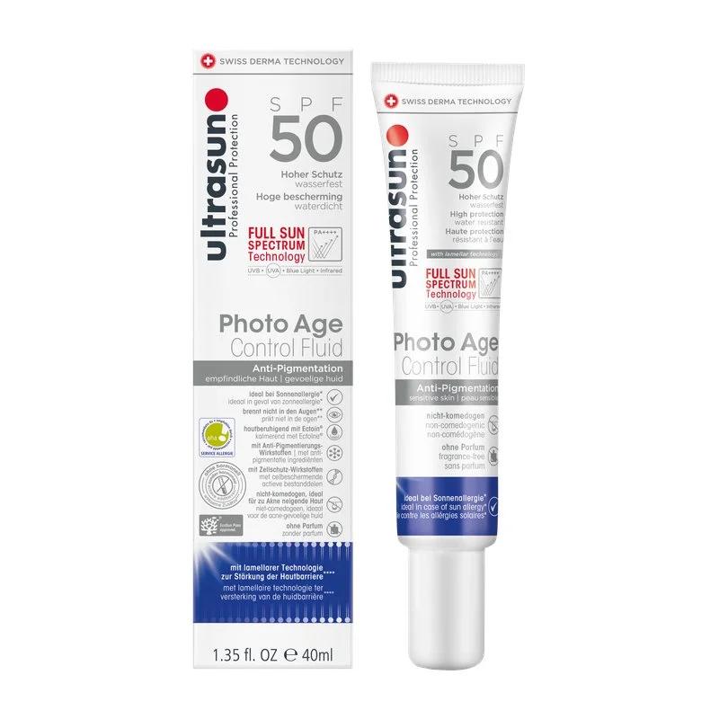 ULTRASUN PHOTO AGE ANTI PIGMENTATION FLUID SPF50 40ML