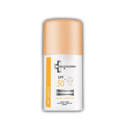 INNOVADERM 50+ FOND DE TEINT 01 IVORY 30ML