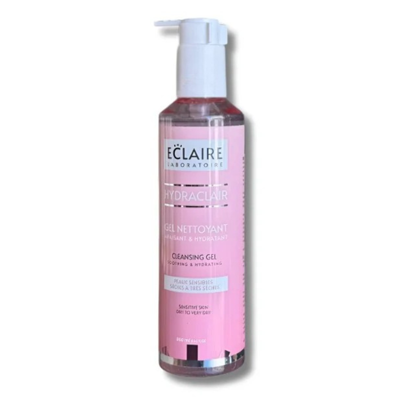 ECLAIRE GEL NETTOYANT APAISANT ET HYDRATANT PEAUX SECHES 250ML