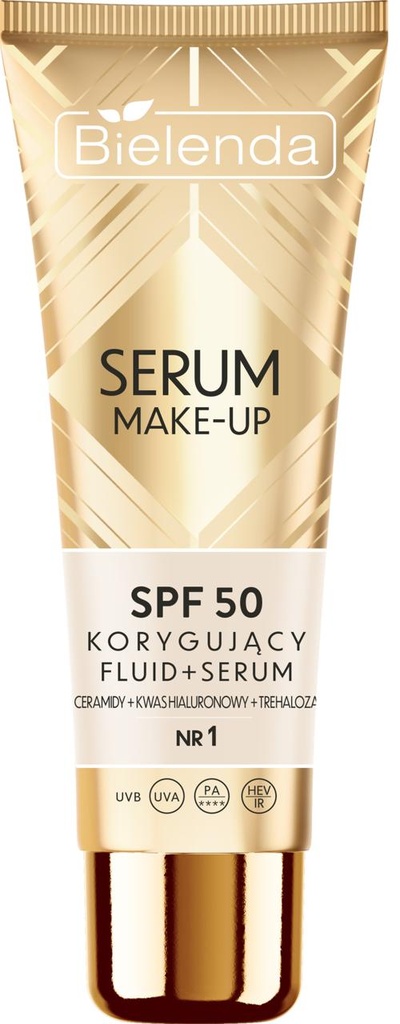 BIELENDA FOND DE TEINT+SERUM MAKE UP FLUID SPF50 N1 LIGHT BEIGE 30ML