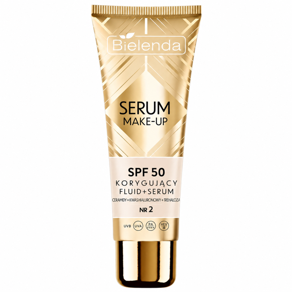BIELENDA FOND DE TEINT+SERUM MAKE UP FLUID SPF50 N2 NATURAL BEIGE 30ML