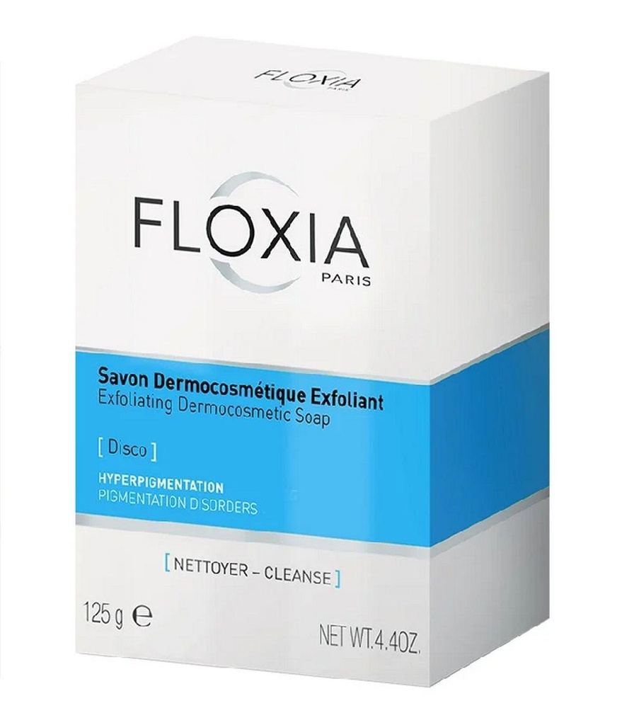 FLOXIA SAVON DERMOCOSMETIQUE EXFOLIANT ECLAIRCISSANT 125G