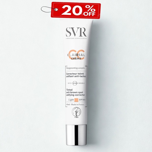 [3401360238138] SVR CLAIRIAL CC CREME LIGHT SPF50 40ML