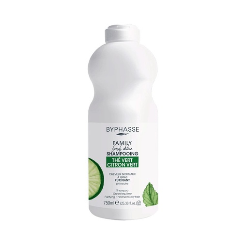 [20240711152004] BYPHASSE FAMILY SHAMPOOING 750ML THÉ VERT