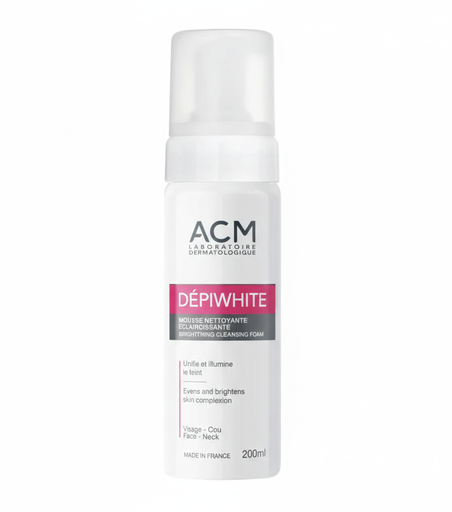 [3760095254272] ACM DEPIWHITE MOUSSE NETTOYANTE ECLAIRCISSANTE 200ML 