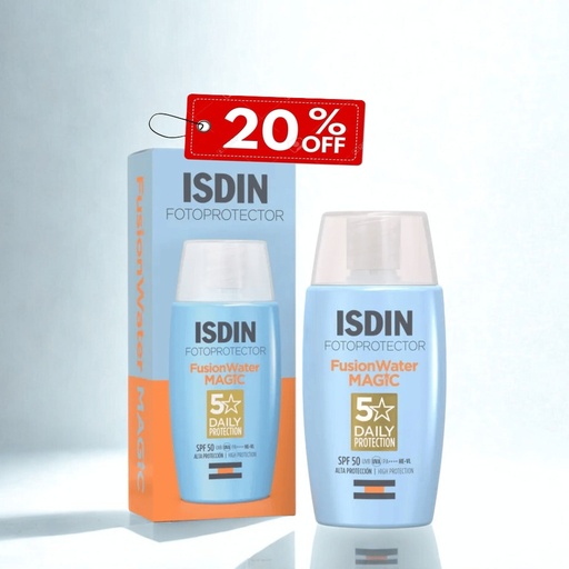 [8429420107526] ISDIN ÉCRAN FUSION WATER MAGIC INVISIBLE SPF50+ 50ML 