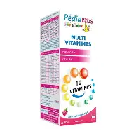 [6192421103379] PEDIAKIDS MULTI VITAMINES FRAMBOISE