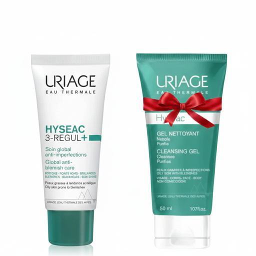 [20240213140029] URIAGE HYSEAC 3 REGUL+ SOIN GLOBAL 40ML+HYSEAC GEL NETTOYANT 50ML (OFFERT)