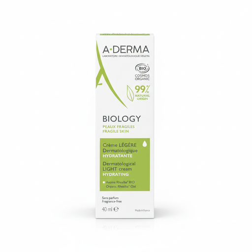 A-DERMA BIOLOGY CREME LEGERE HYDRATANTE PEAUX FRAGILE 40ML