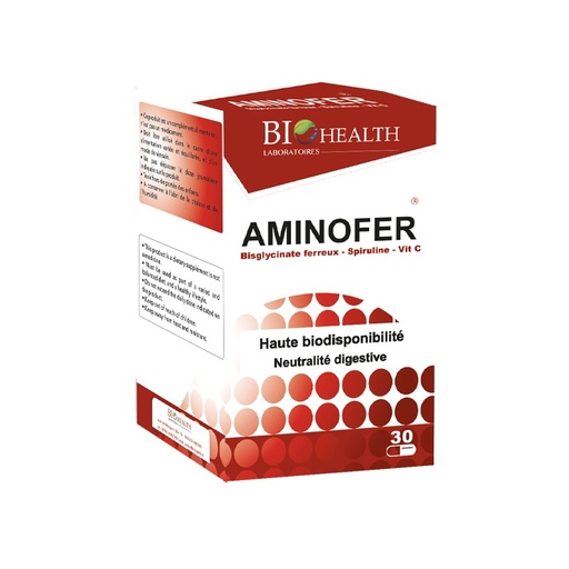 BIOHEALTH AMINOFER 30 GELULES 