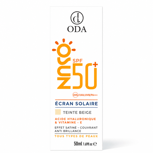 ODA ECRAN SOLAIRE TEINTE BEIGE SPF50+ 50ML