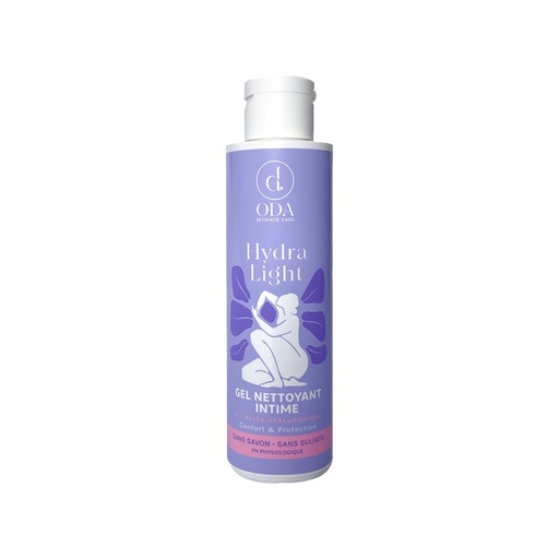 ODA HYDRA LIGHT GEL NETTOYANT INTIME A L'ACIDE HYALURONIQUE 150ML