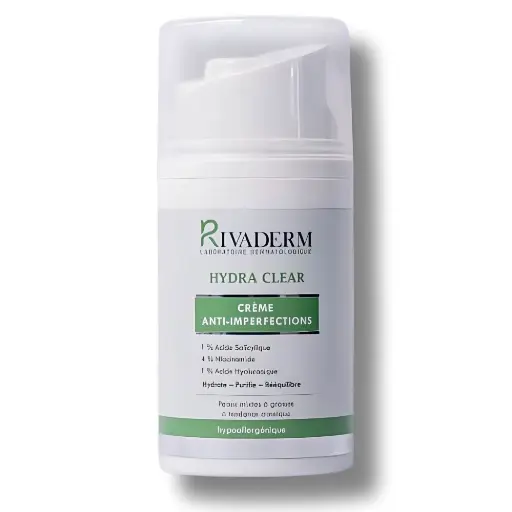 RIVADERM HYDRA CLEAR CREME HYDATANTE ANTI IMPERFECTIONS 50ML