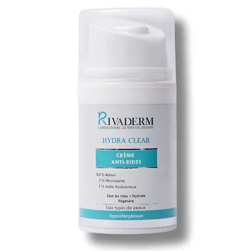 RIVADERM HYDRA CLEAR CREME HYDATANTE ANTI RIDES 50ML