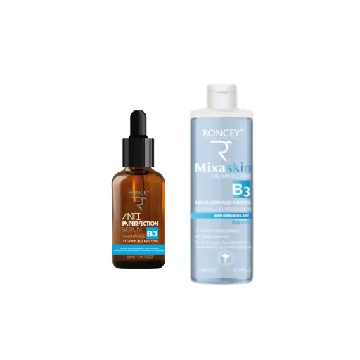 RONCEY COFFRET SERUM ANTI-IMPERFECTIONS B3 30ML+EAU MICELLAIRE PEAU MIXTE 250ML (OFFERT)