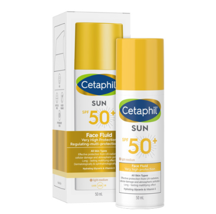 CETAPHIL SUN FACE FLUID TEINTE SPF50+ 50ML