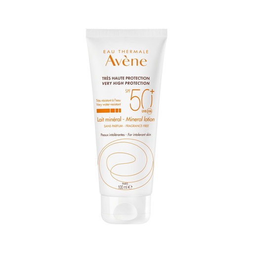 AVENE SOLAIRE LAIT MINERAL TRES HAUTE PROTECTION SPF50+ 100ML