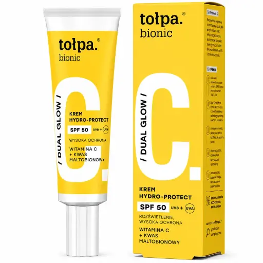 TOLPA BIONIC DUAL GLOW CREME HYDRO PROTECT SPF 50 40ML