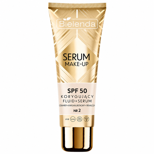 BIELENDA FOND DE TEINT+SERUM MAKE UP FLUID SPF50 N2 NATURAL BEIGE 30ML